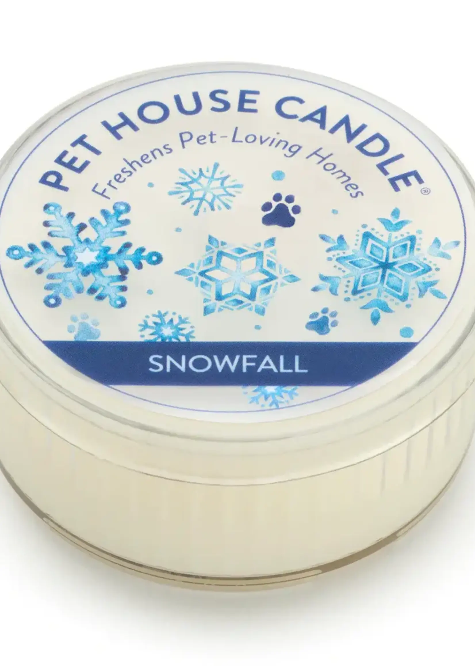 Pet House by One Fur All Snow Fall Mini Candle 1.5 oz