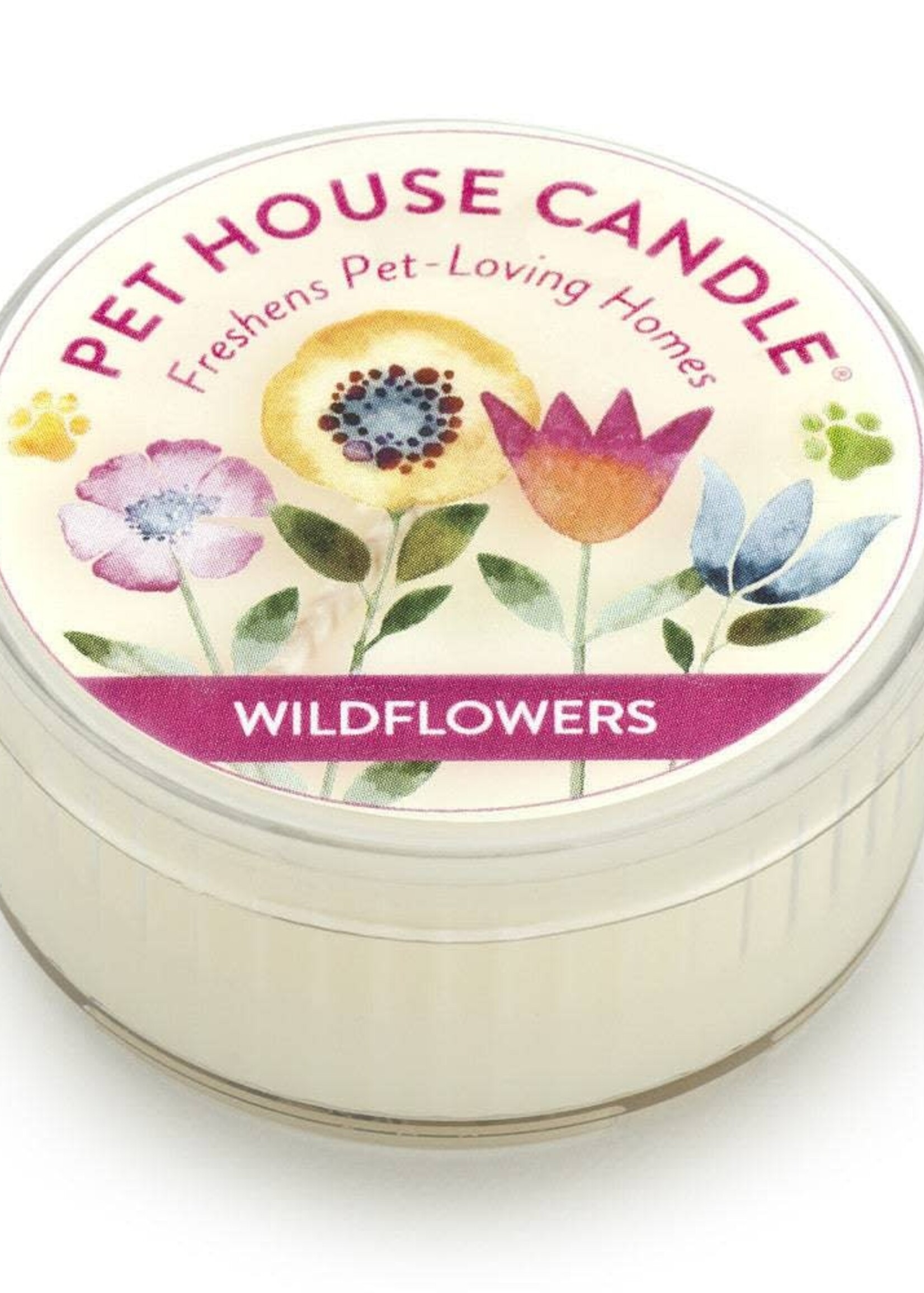 Pet House by One Fur All Wild Flower  Mini Candle 1.5 oz