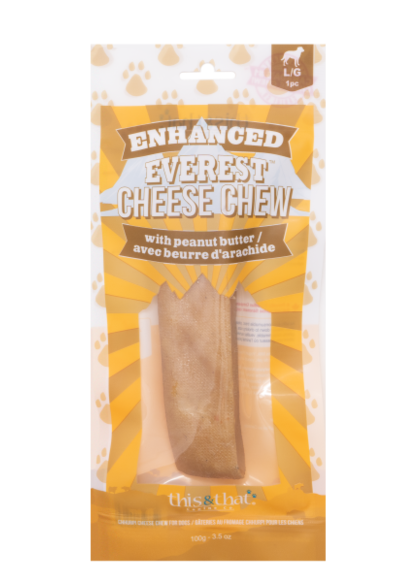This&That This&That Enhanced Everest Chew PntBttr Large 100g