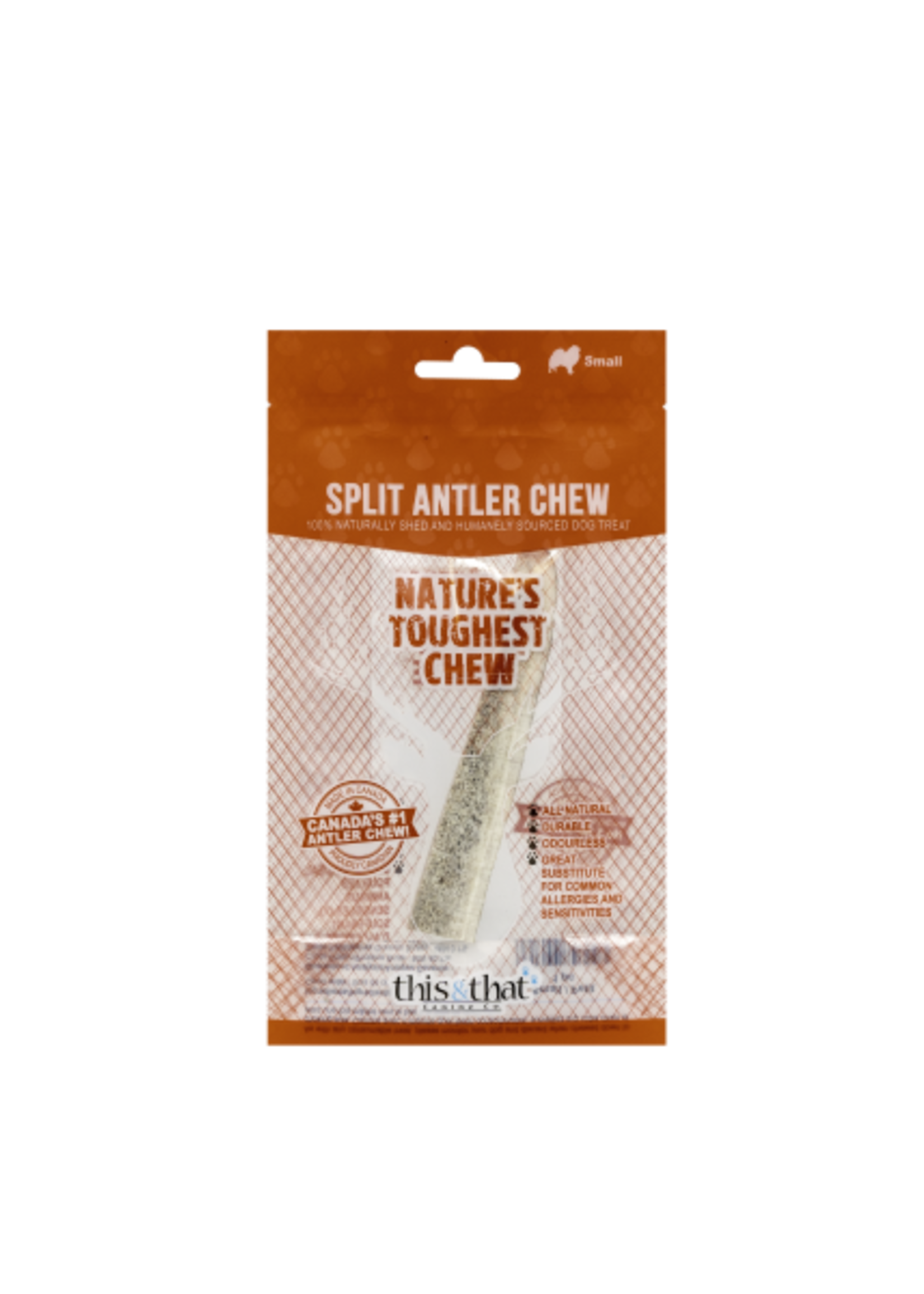 This&That This&That Split Antler Chew Small 5.5"