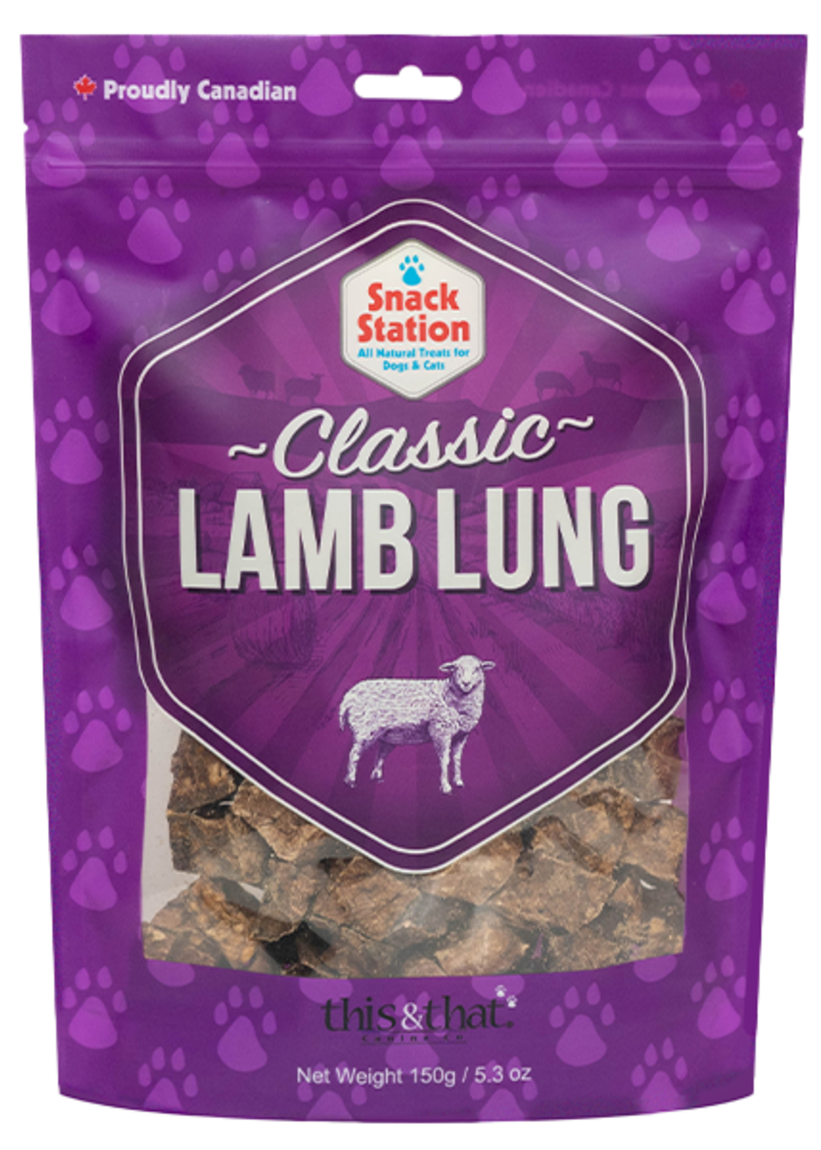 This&That This&That Snack Station Lamb Lung 150g