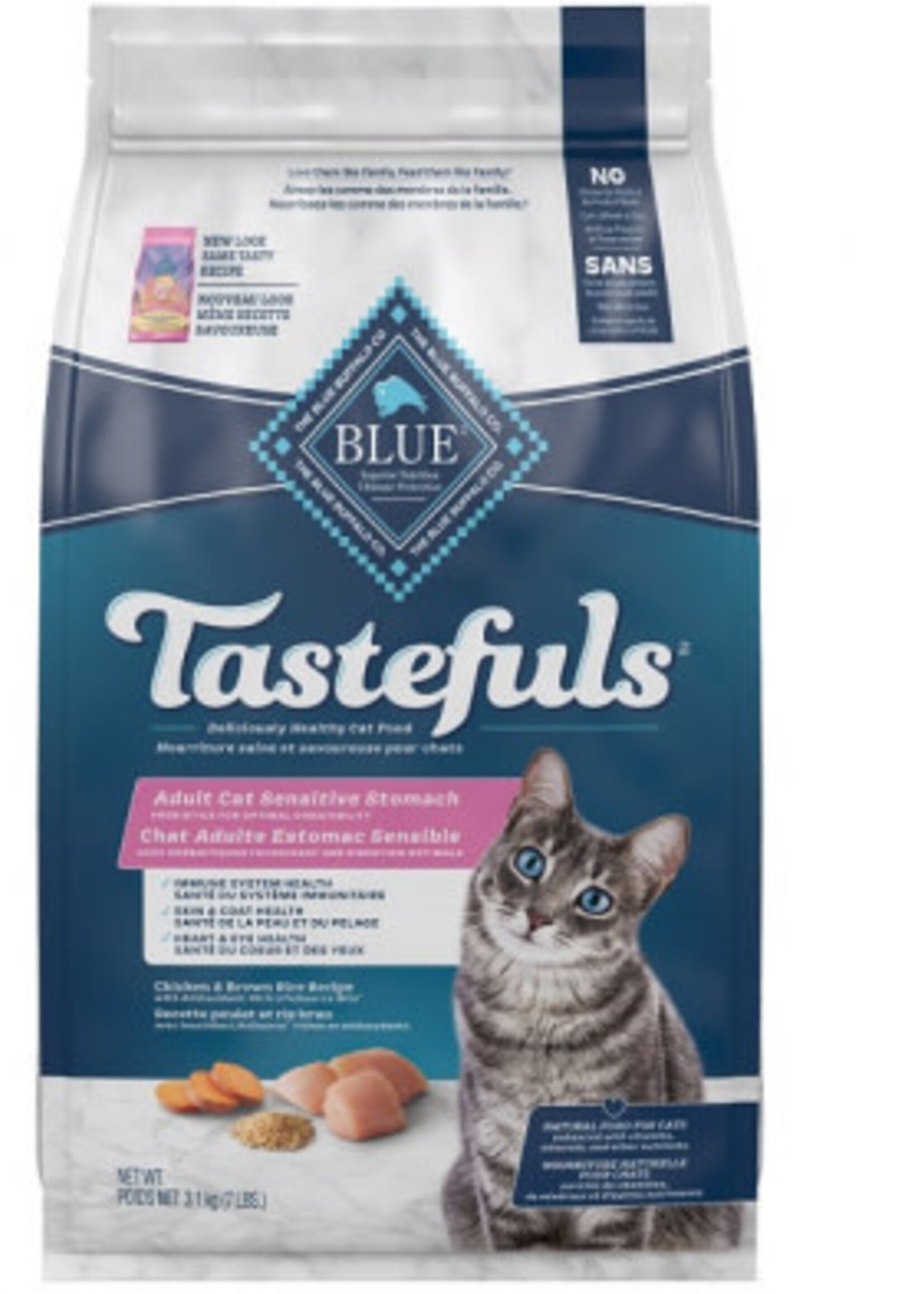 Blue Buffalo Blue Cat Sensitive Stomach Adult Chicken - 7 lb