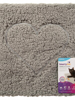 SmartyKat Crinkle Cloud Plush Bed Grey 15x15 | Cat