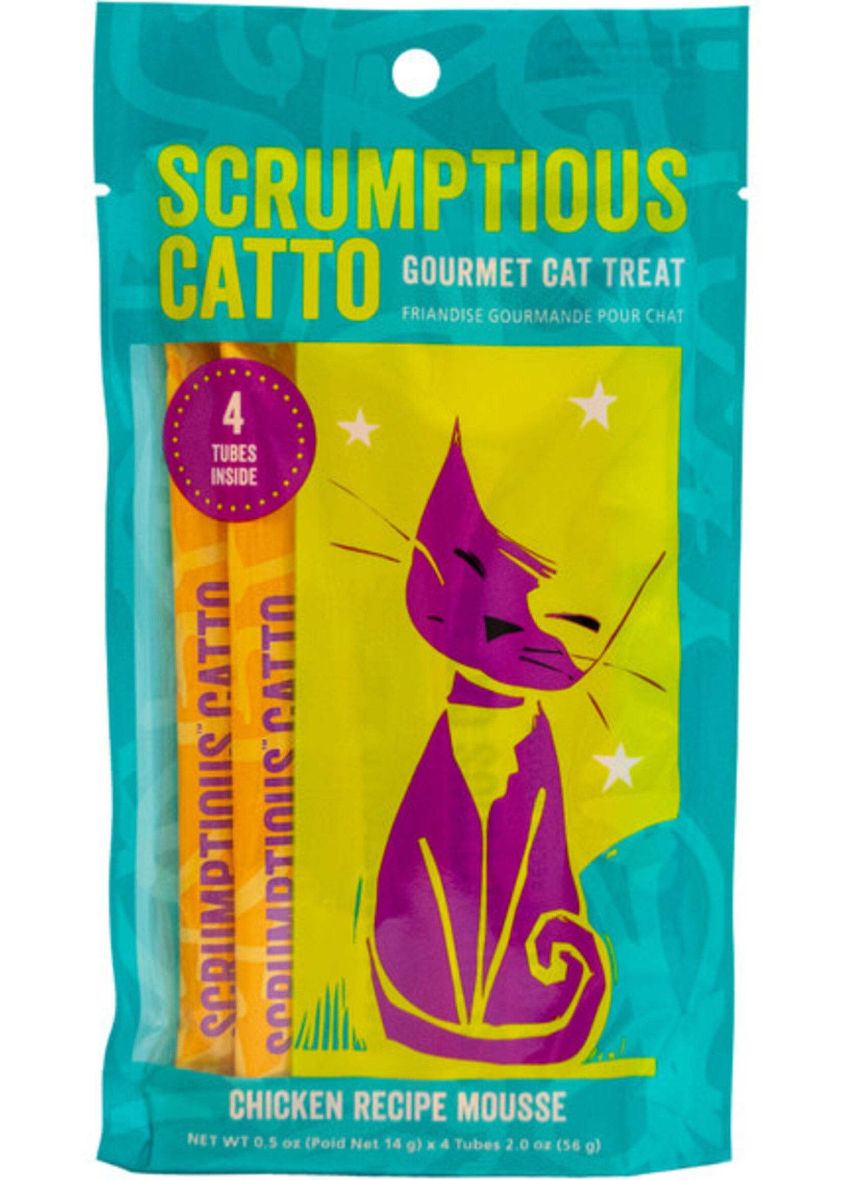 Scrumptious Scrumptious - Cat - Chicken Recipe Mousse -4 Tubes