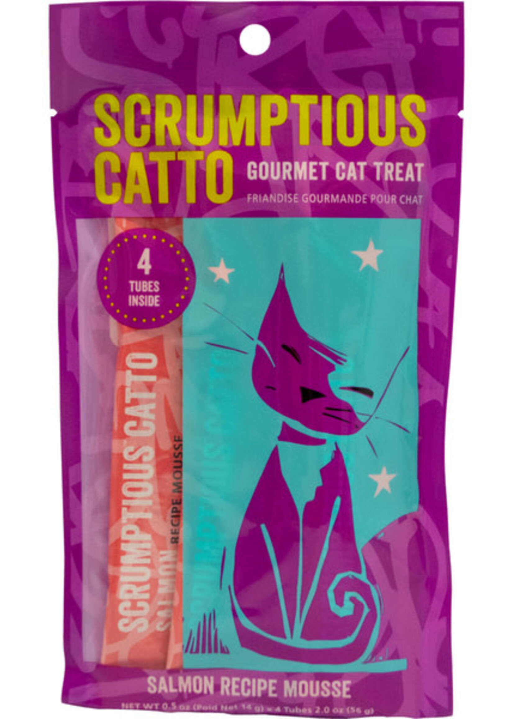 Scrumptious Scrumptious - Cat - Salmon Recipe Mousse -4 Tubes