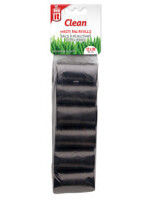 Dogit Waste Bags - 12 Rolls/20 Bags - Black - 29.5 x 23 cm (11.6 x 9 in)