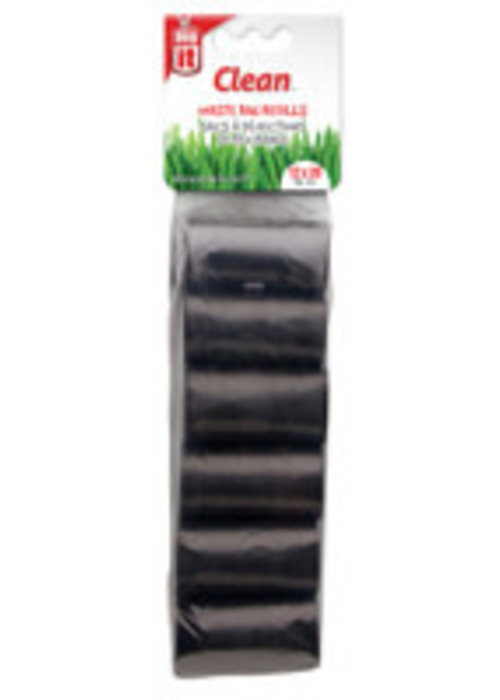 Dogit Waste Bags - 12 Rolls/20 Bags - Black - 29.5 x 23 cm (11.6 x 9 in)