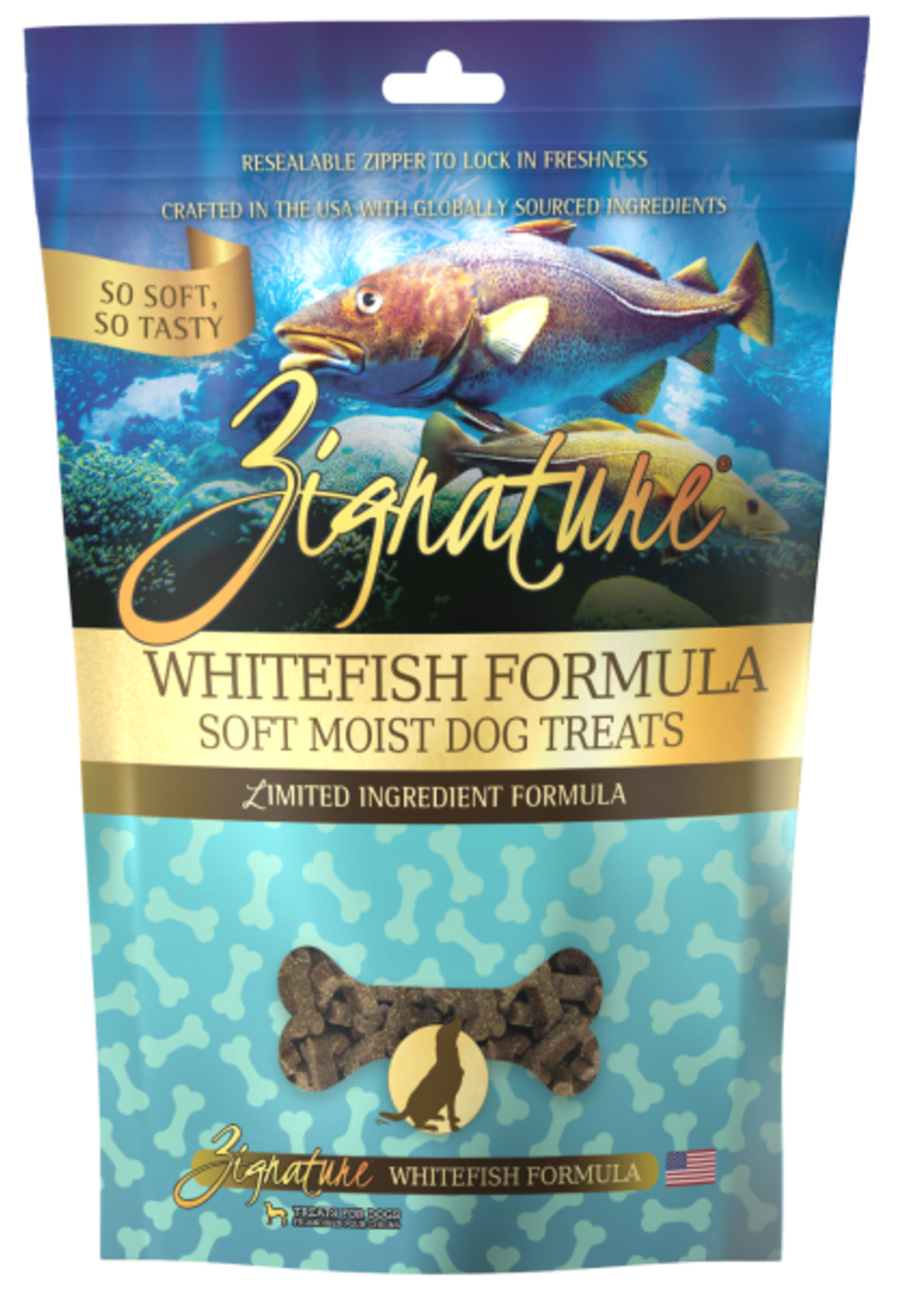zignature Zignature Dog Soft Treats - Whitefish - 113g