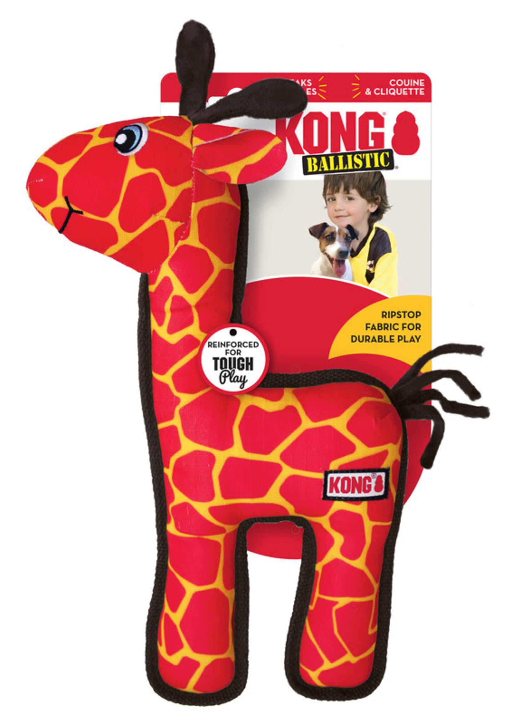Kong Ballistic Giraffe Medium/Large