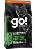 Petcurean Go! GO! Cat - Sensitivities LID GF Insect 12LB
