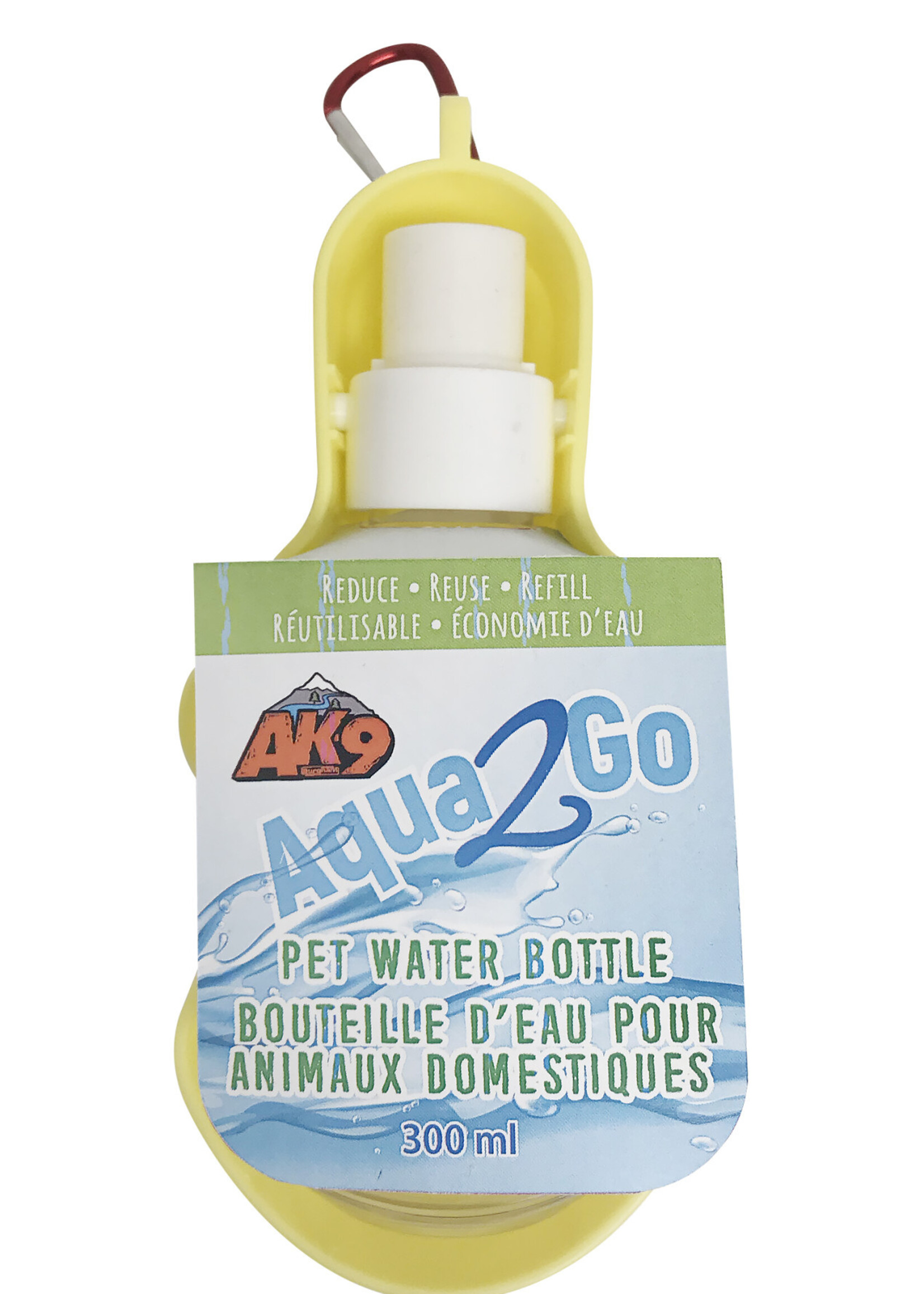 AK-9 AK-9 Aqua2go Portable Pet Water Bottle/Bowl – 300ml
