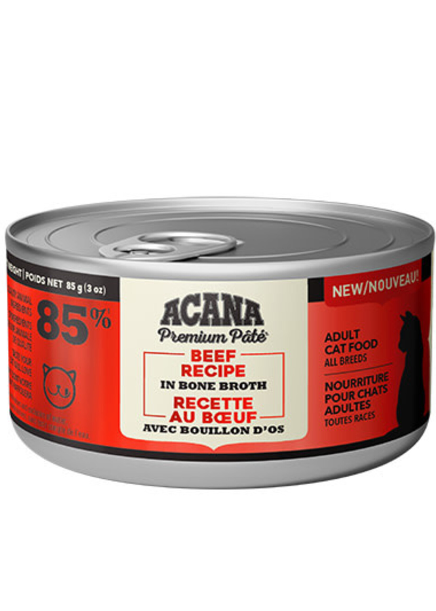Acana Cat ACANA Cat Wet Food - Beef Recipe in Bone Broth 155 g