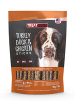 Treatworx Treatworx Turkey, Duck & Chicken Sticks 454g