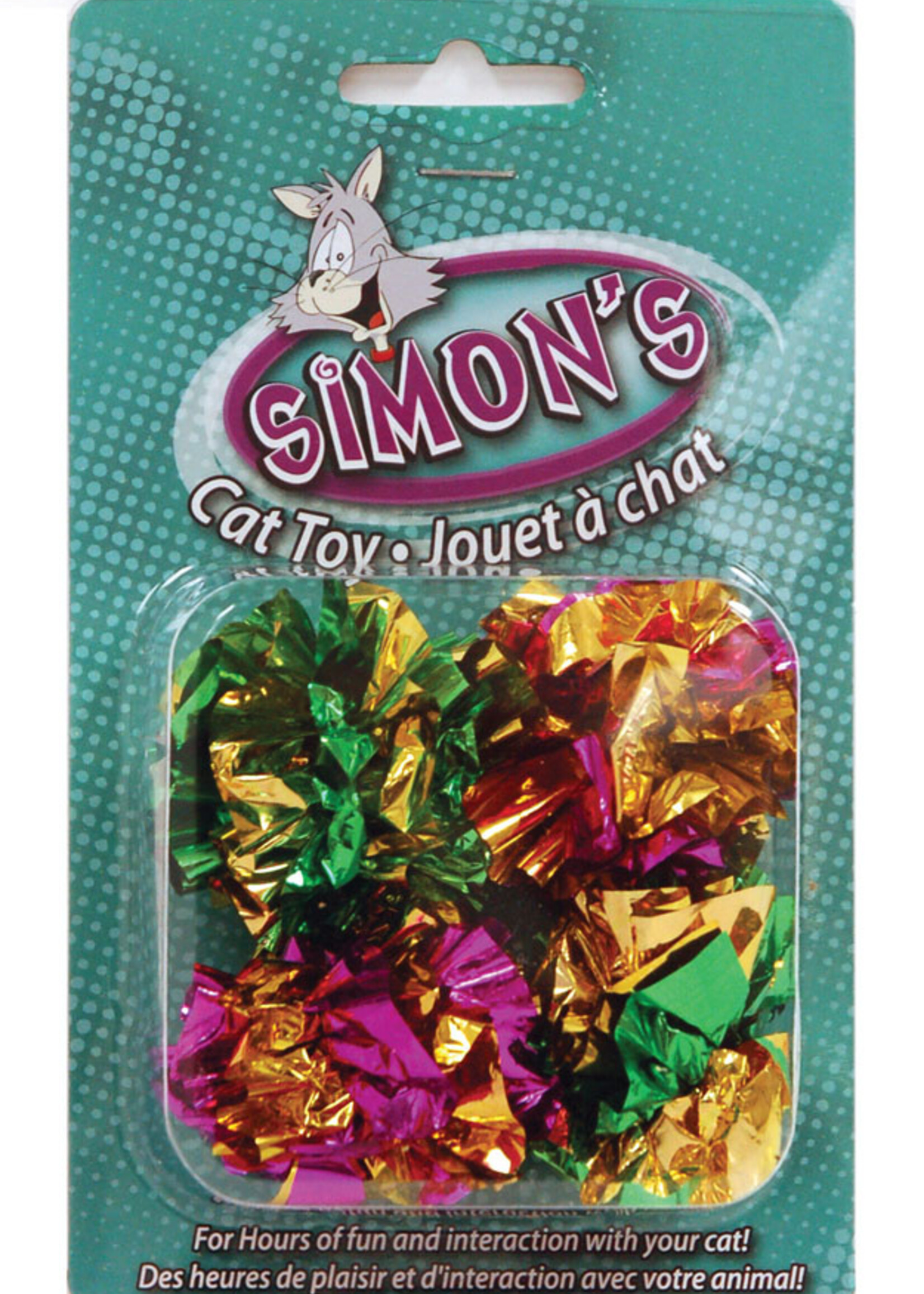 Simon's SIMON'S Crinkle Balls 4/Pk