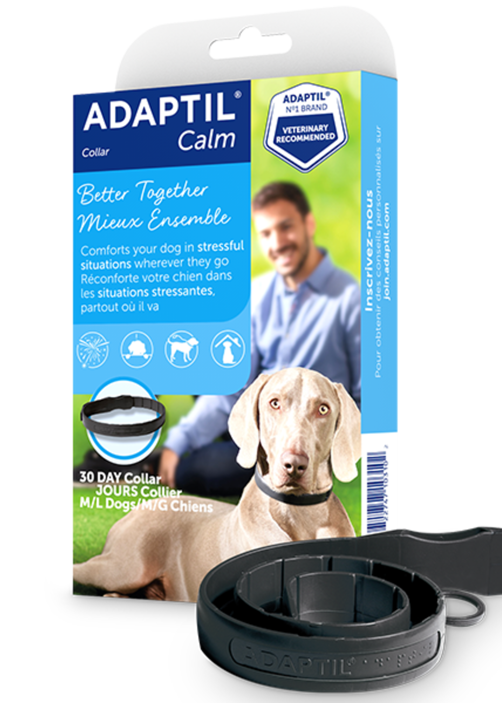 Adaptil Adaptil - Dog - Calm on-the-go Collar - Large (Up to 24.6")