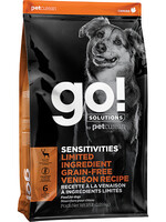 Petcurean Go! GO! Sensitivities LID GF Venison 3.5LB