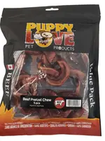 PUPPY LOVE PET PRODUCTS Puppy Love Beef Pretzel Chew 5 Pack