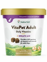 NaturVet Soft Chew VitaPet Daily Breath Aid 60CT