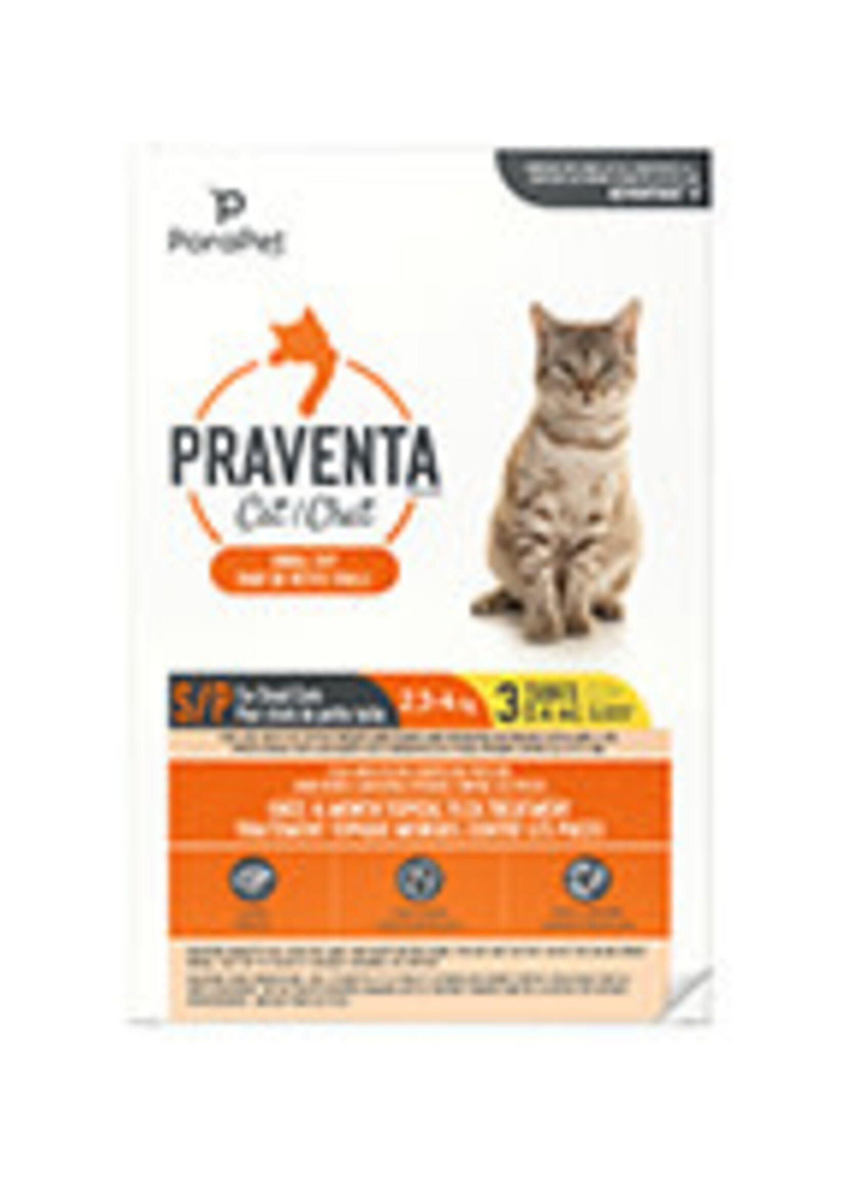 Praventa Parapet Praventa for Small Cats - 3 Tubes