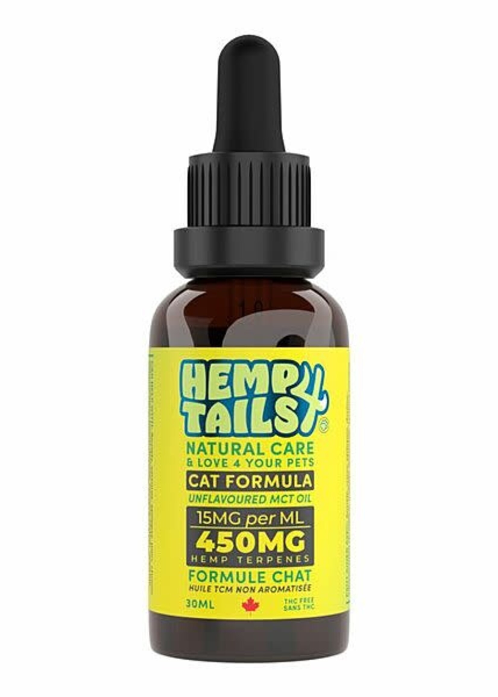 Hemp 4 Tails Hemp 4 Tails - Cat - Unflavoured 450MG/30ML