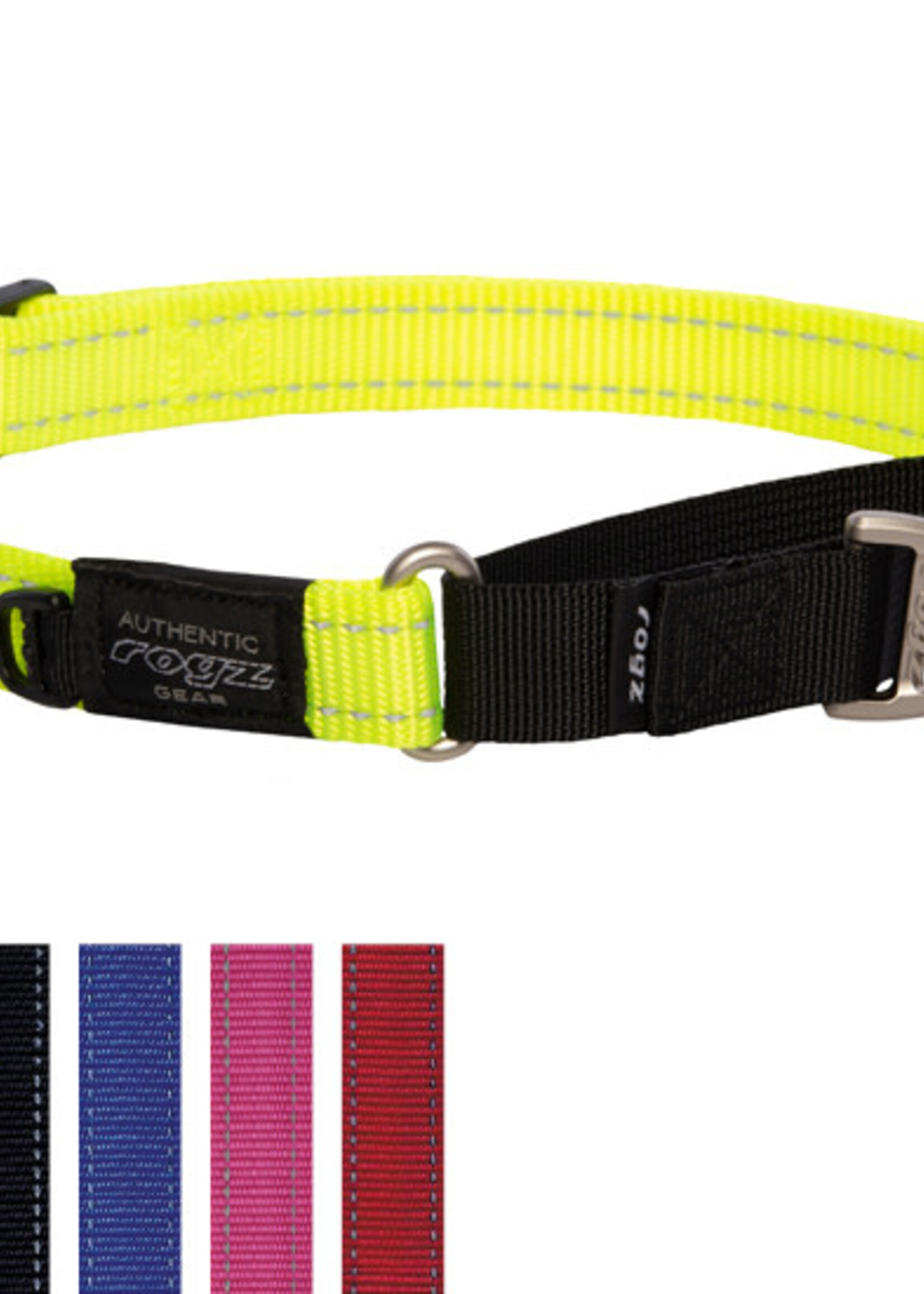 ROGZ Rogz - Webbed Control Collar  Black M