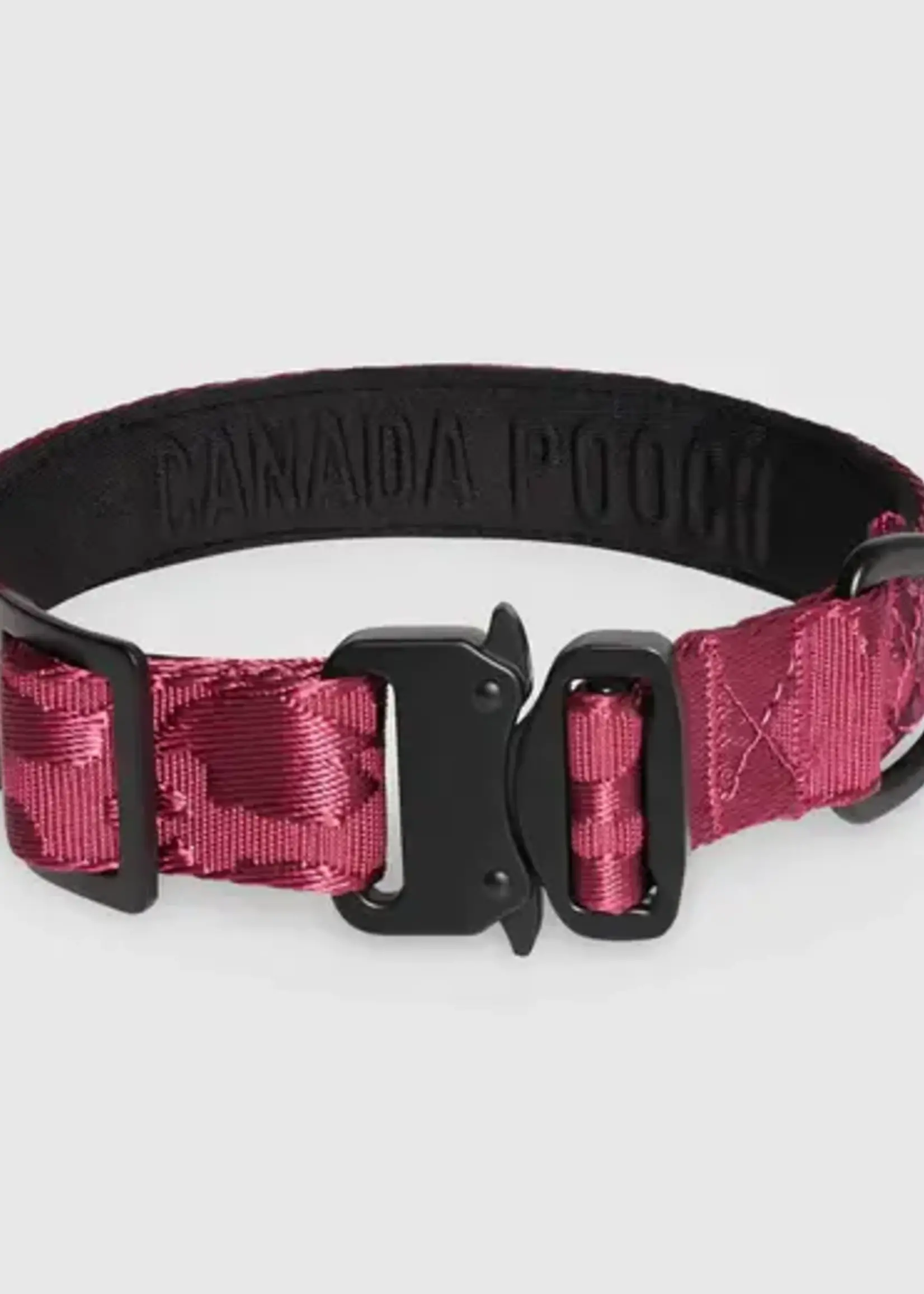 Canada Pooch Core Utility Collar Plum Camo M