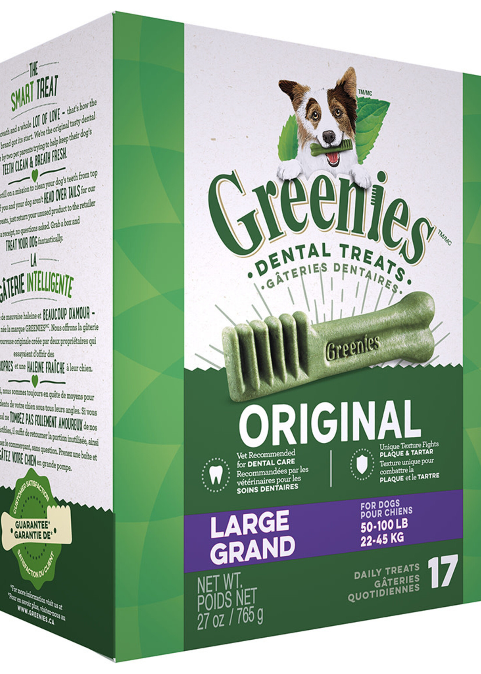 Greenies Greenies Grain Free Tub Pack 17/Large 27OZ