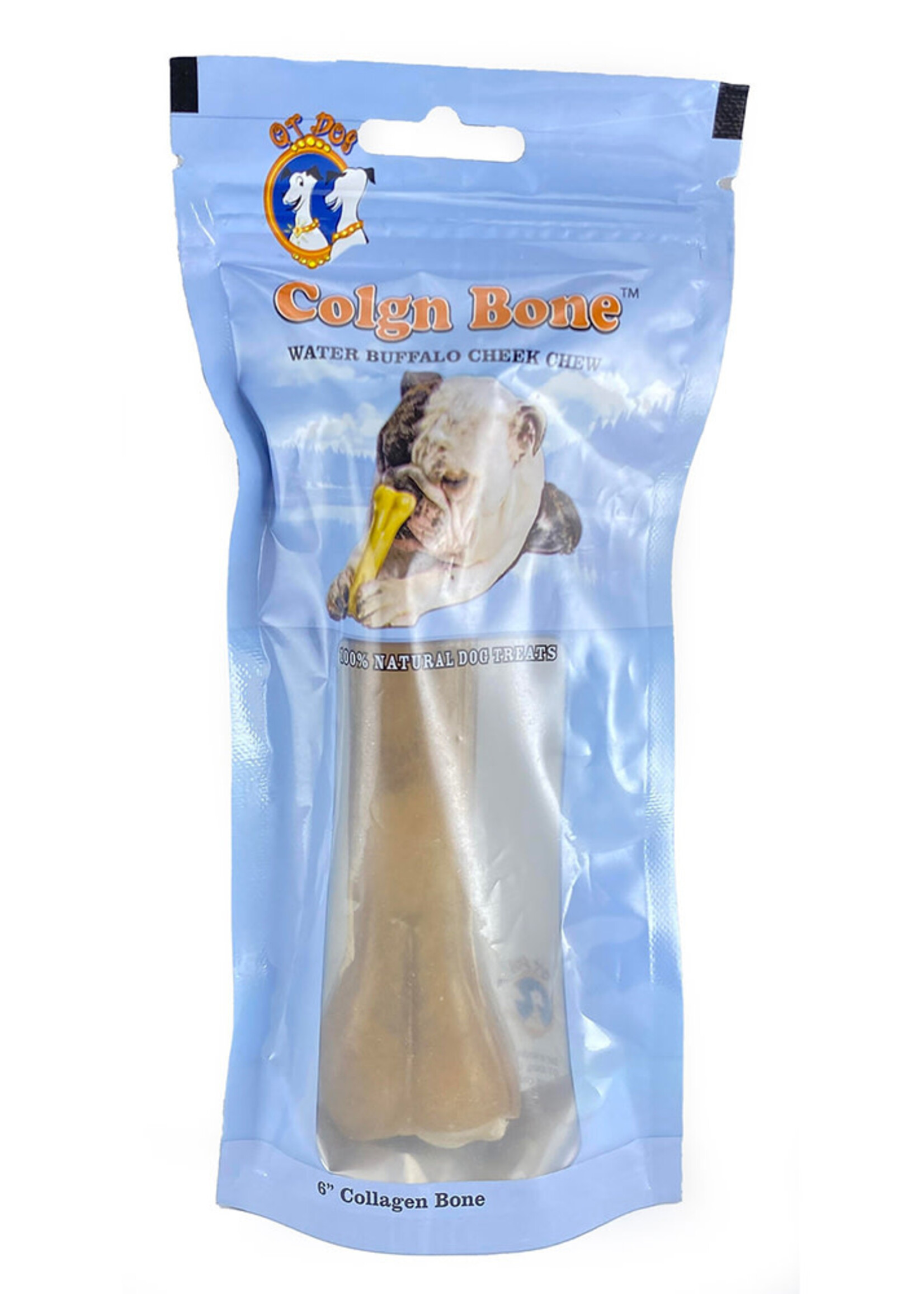 QT Dog QT Dog Colgn Bone 6"
