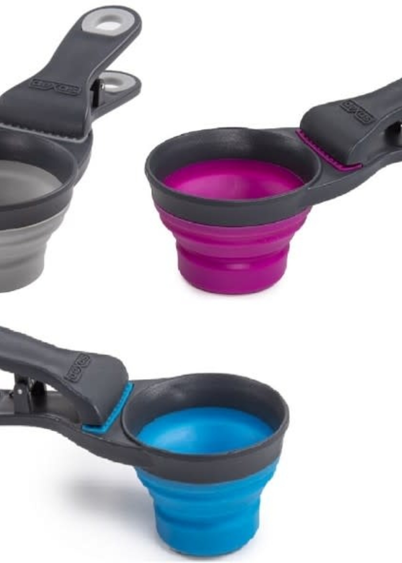 Dexas Collapsible KlipScoop-Gray-1 Cup