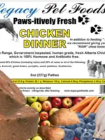 Legacy Pet Foods Legacy Chicken Dinner -Frozen Raw - 5LB