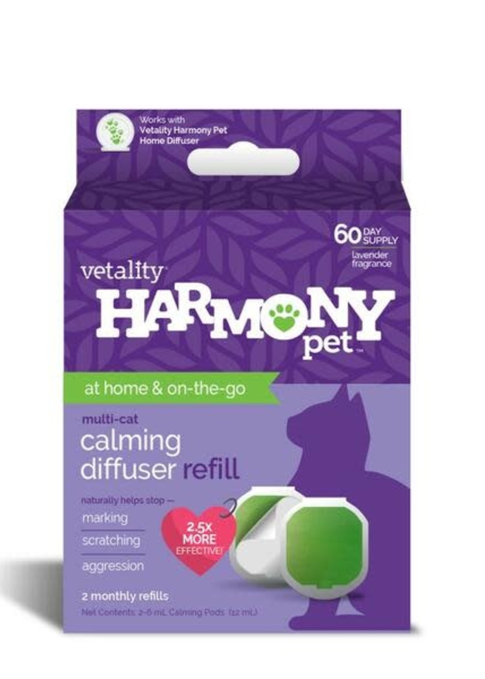 Vetality Harmony Pet Calm Diffuser Refills 2PK|Cat