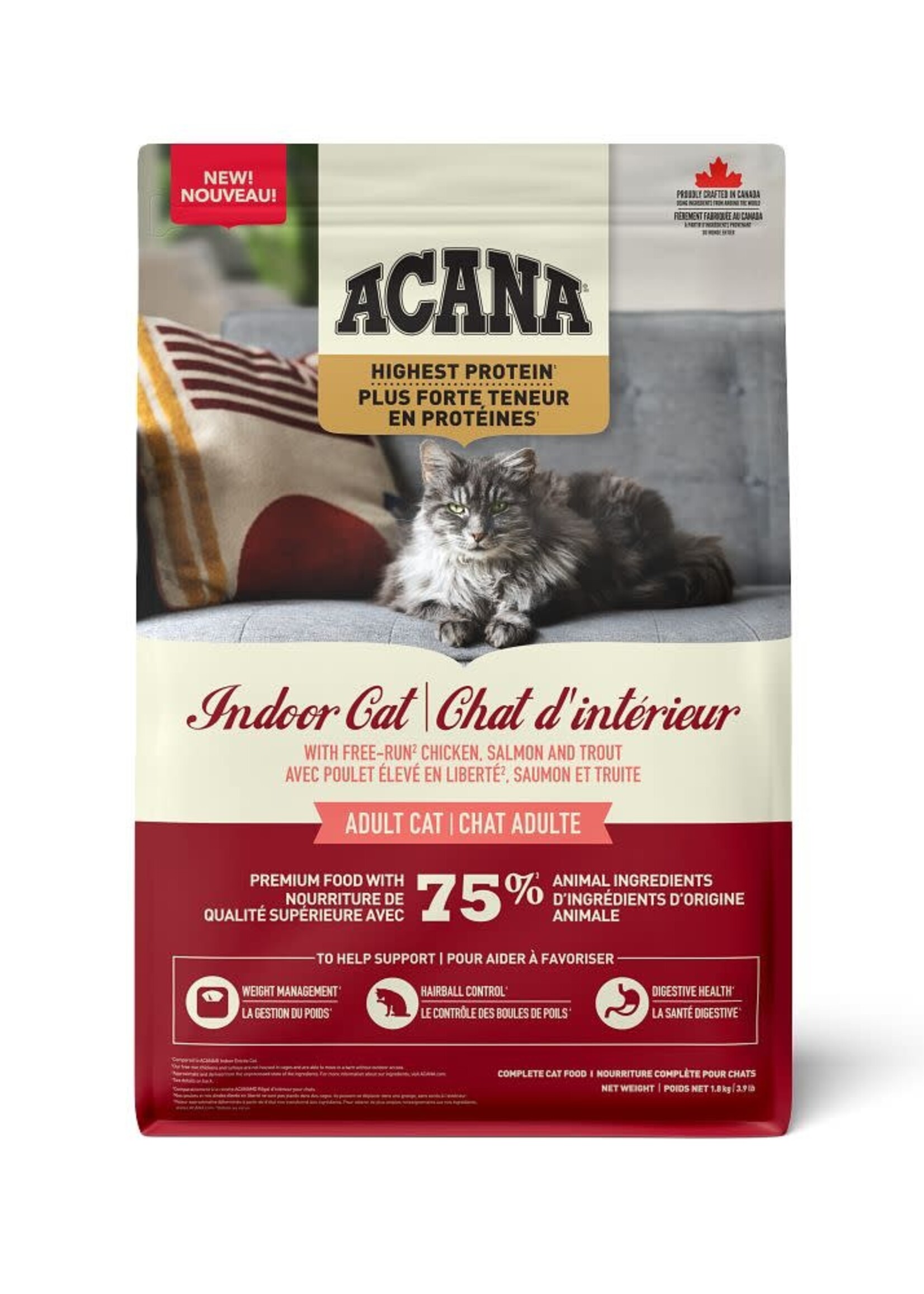 Acana Cat Acana - Highest Protein - Indoor Cat -1.8kg