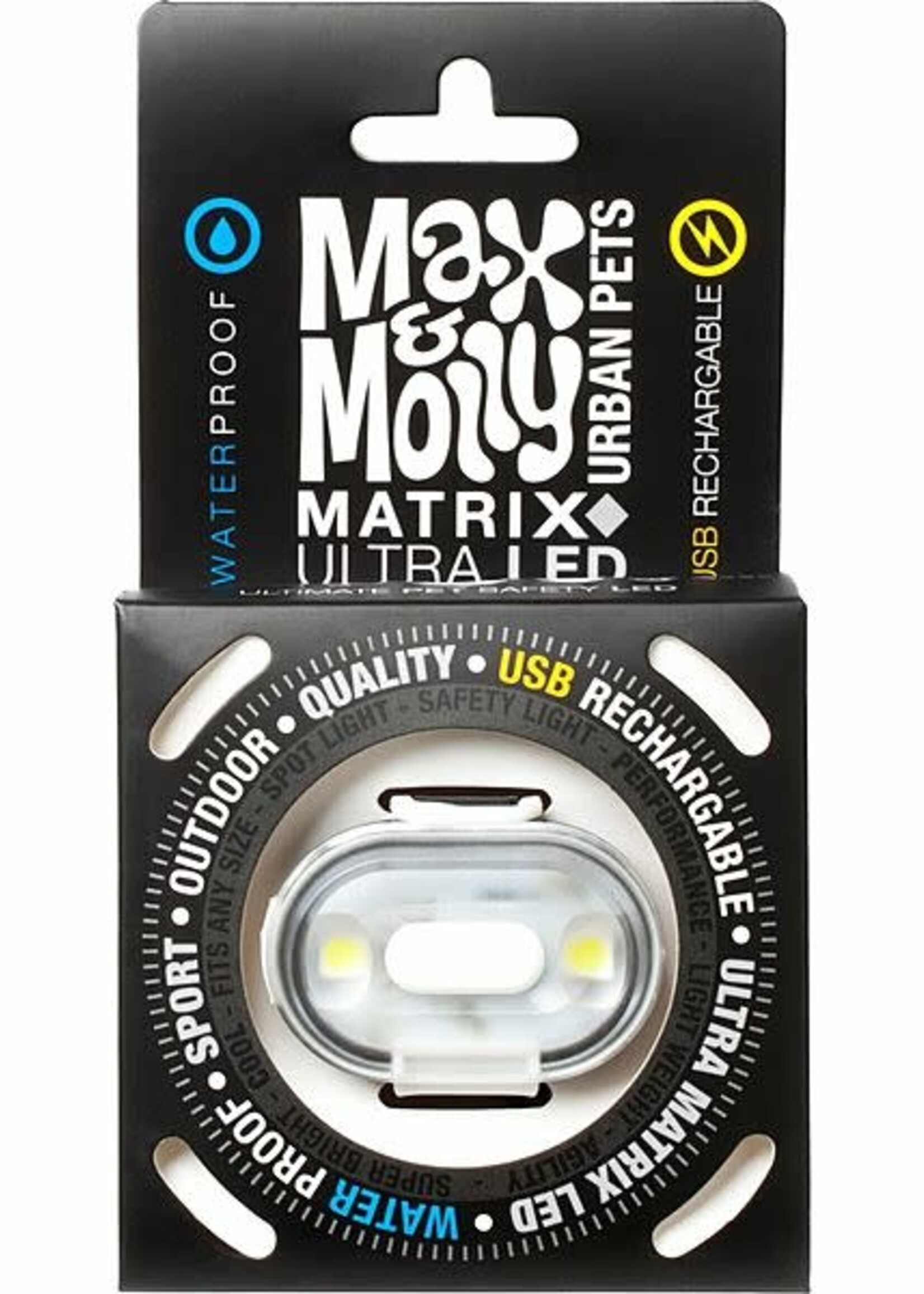 Max & Molly Ultra-Luminous Waterproof LED Light -White DISCONTINUED