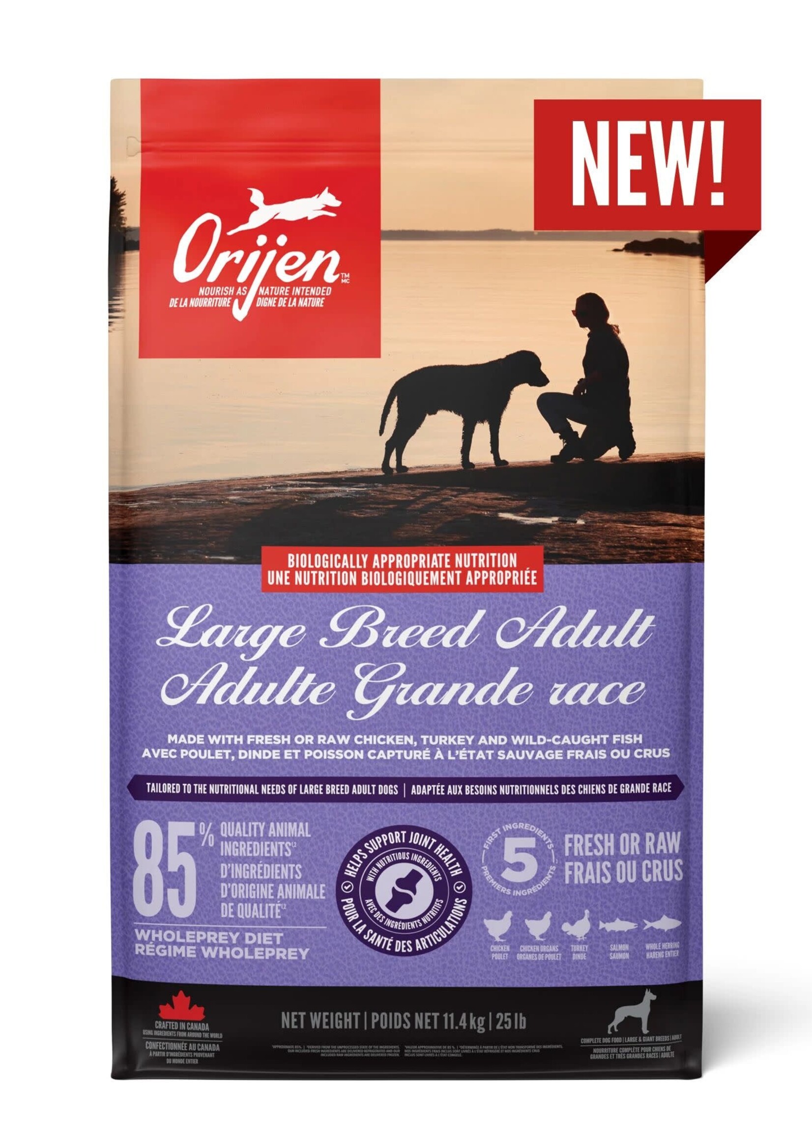 Orijen Dog Orijen - Adult Large Breed - 11.4kg