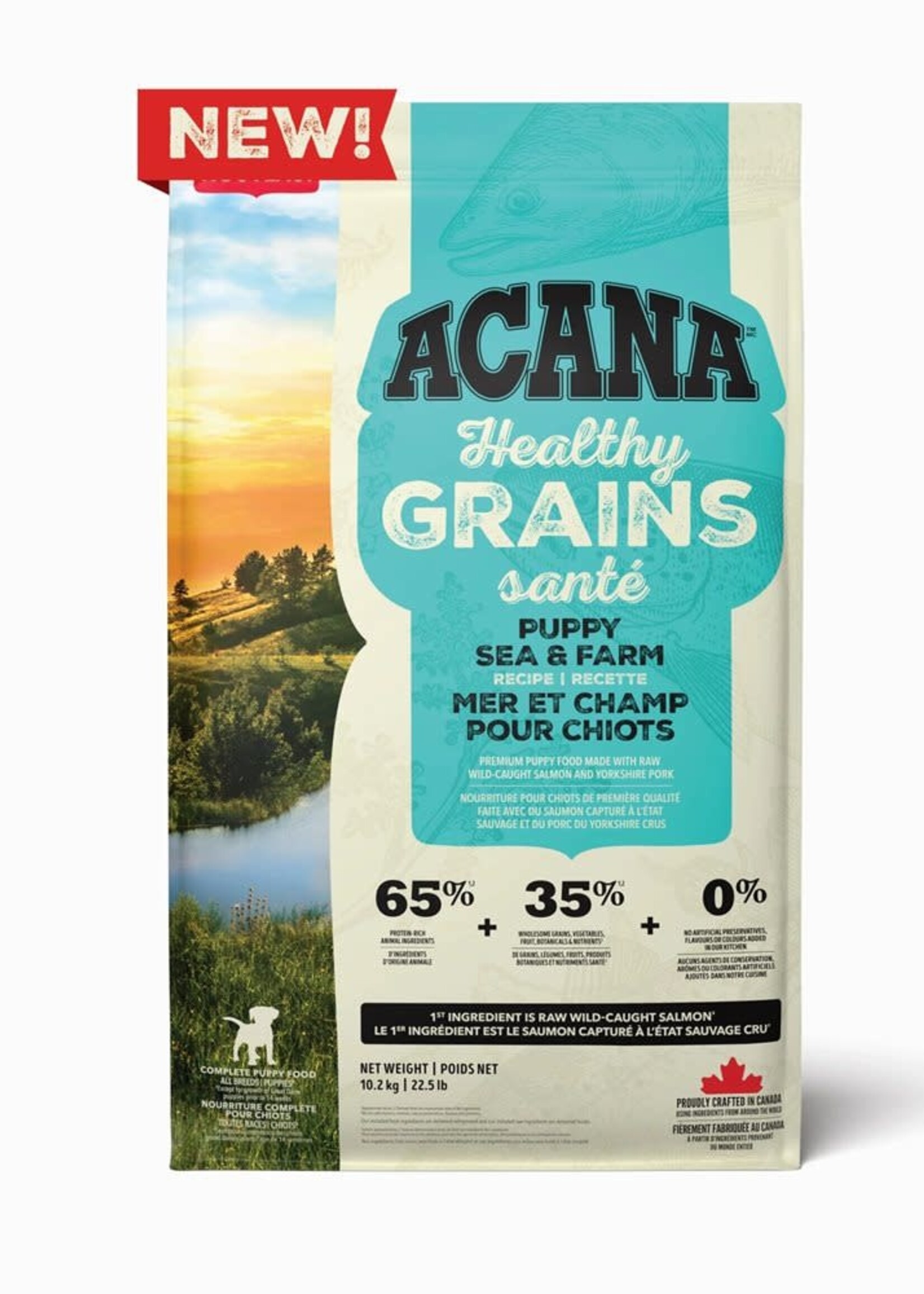 Acana Dog Acana Healthy Grains, Sea to Farm Puppy Recipe 10.2 kg