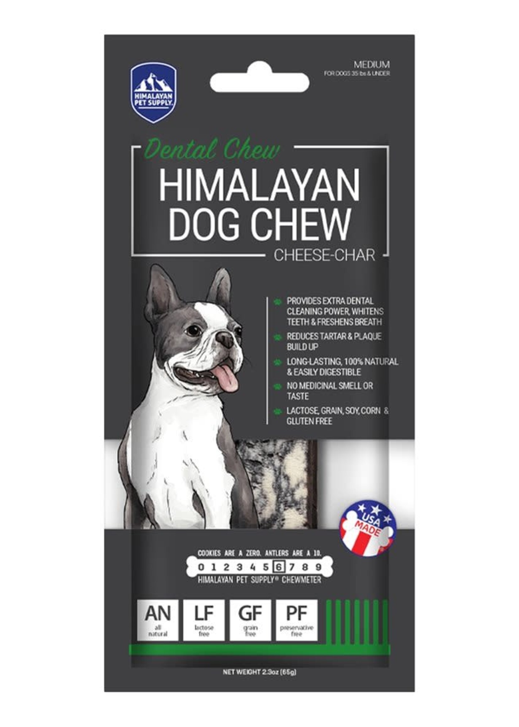 HIMALAYAN DOG CHEW Med Himalayan Chew Cheese-Char DISCONTINUED