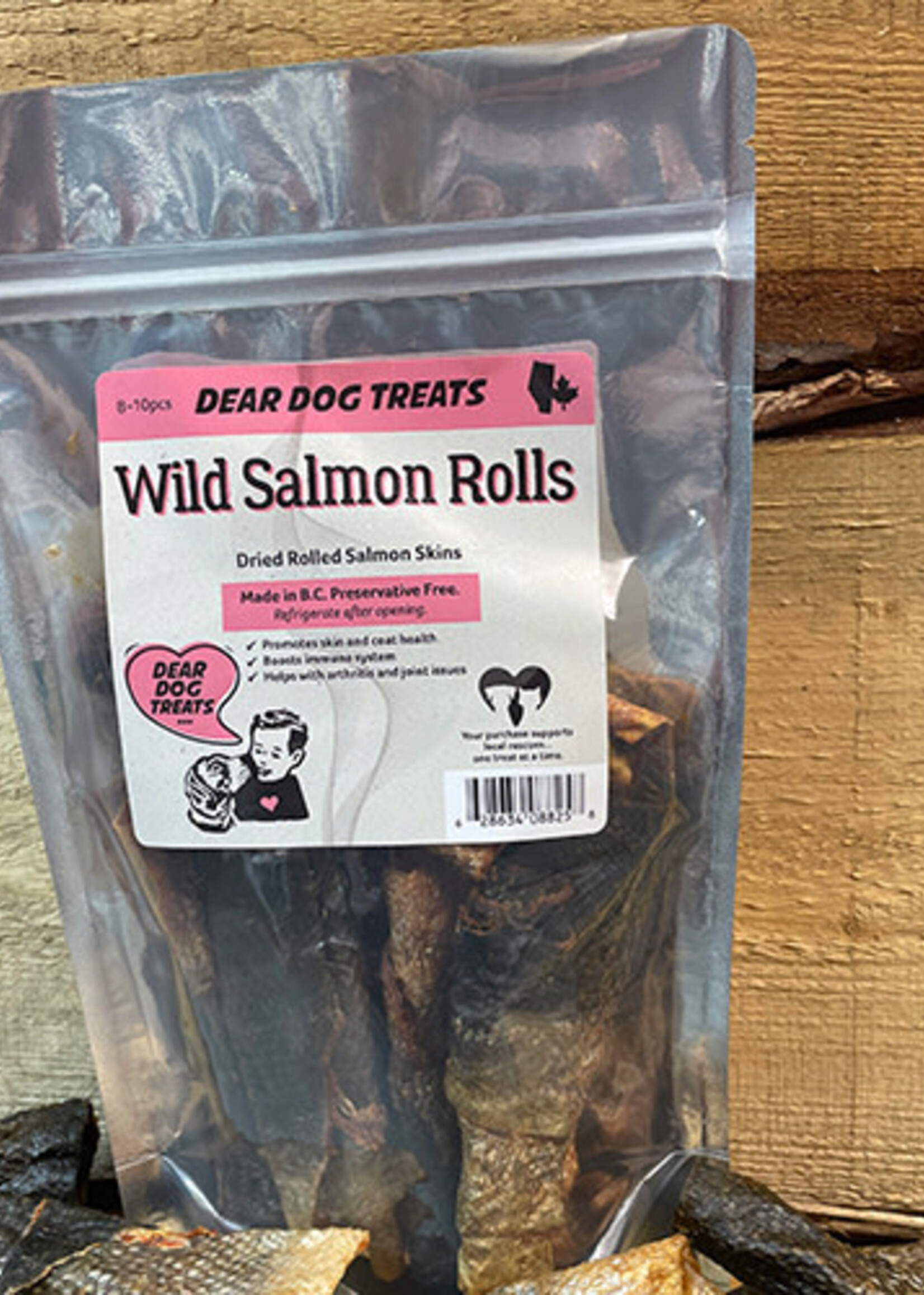 Dear Dog Treats Dear Dog Treats - Wild Salmon Rolls