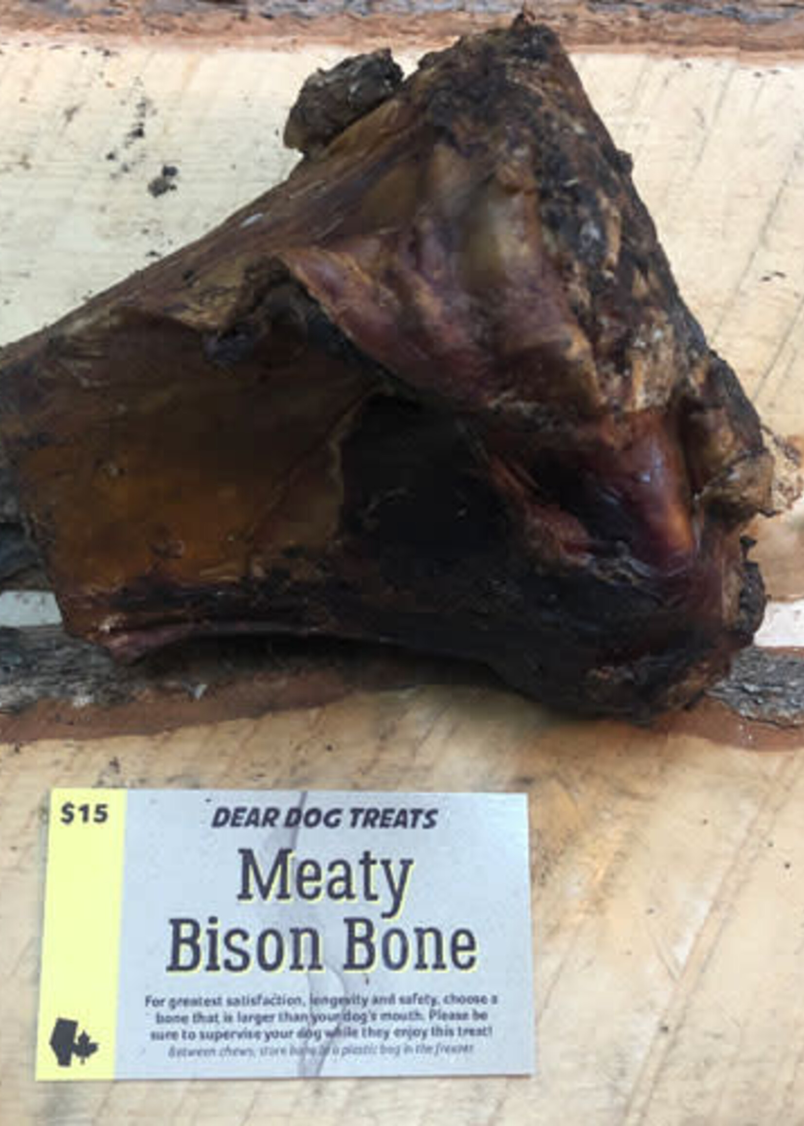 Dear Dog Treats Dear Dog Treats - Bison Bone - Medium
