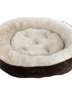 Sleep Zone SleepZone Luxe Round Rib Corduroy 36″ Chocolate