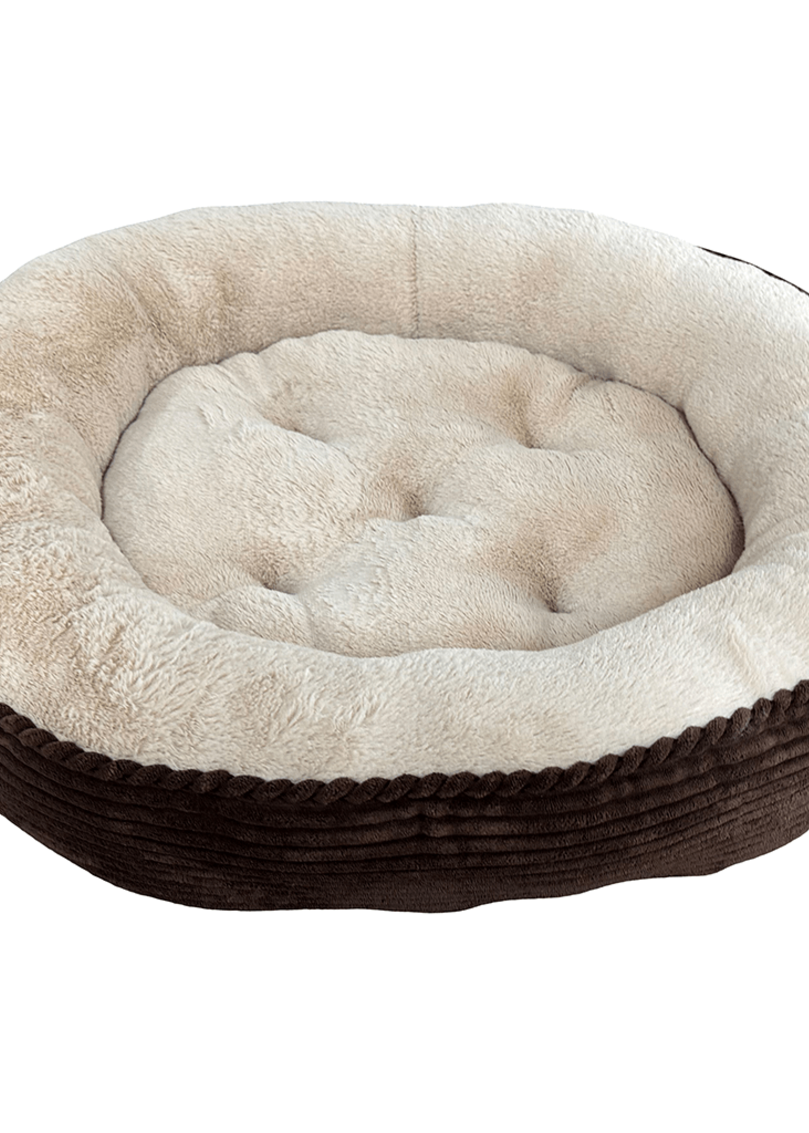 Sleep Zone SleepZone Luxe Round Rib Corduroy 36″ Chocolate