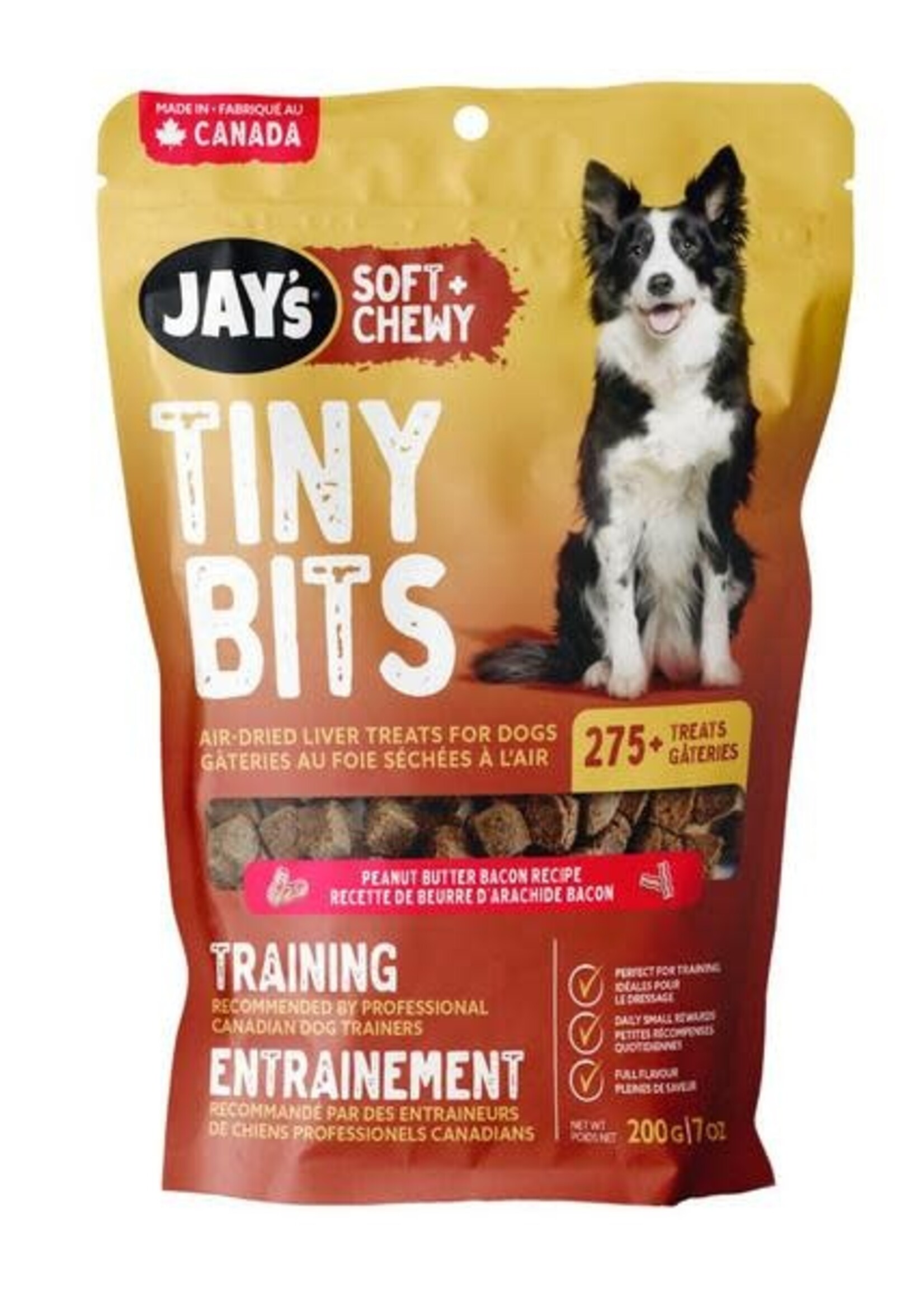 Jay's Jay's Tiny Bits Peanut Butter Bacon 200GM