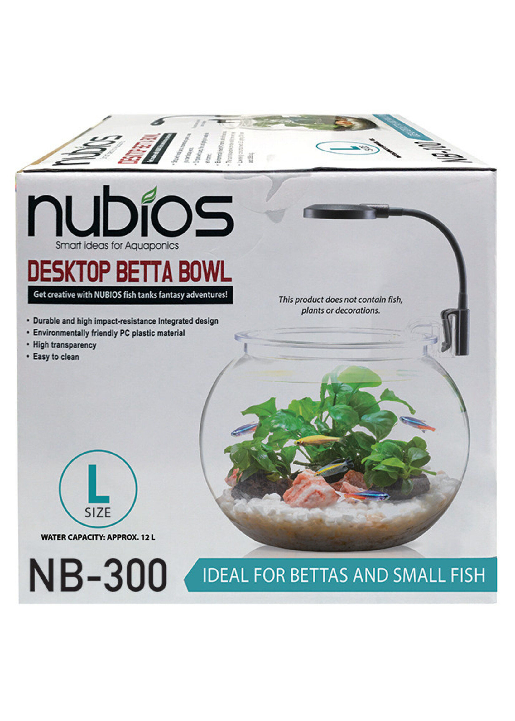 NUBIOS NUBIOS Desktop Betta Bowl 12L