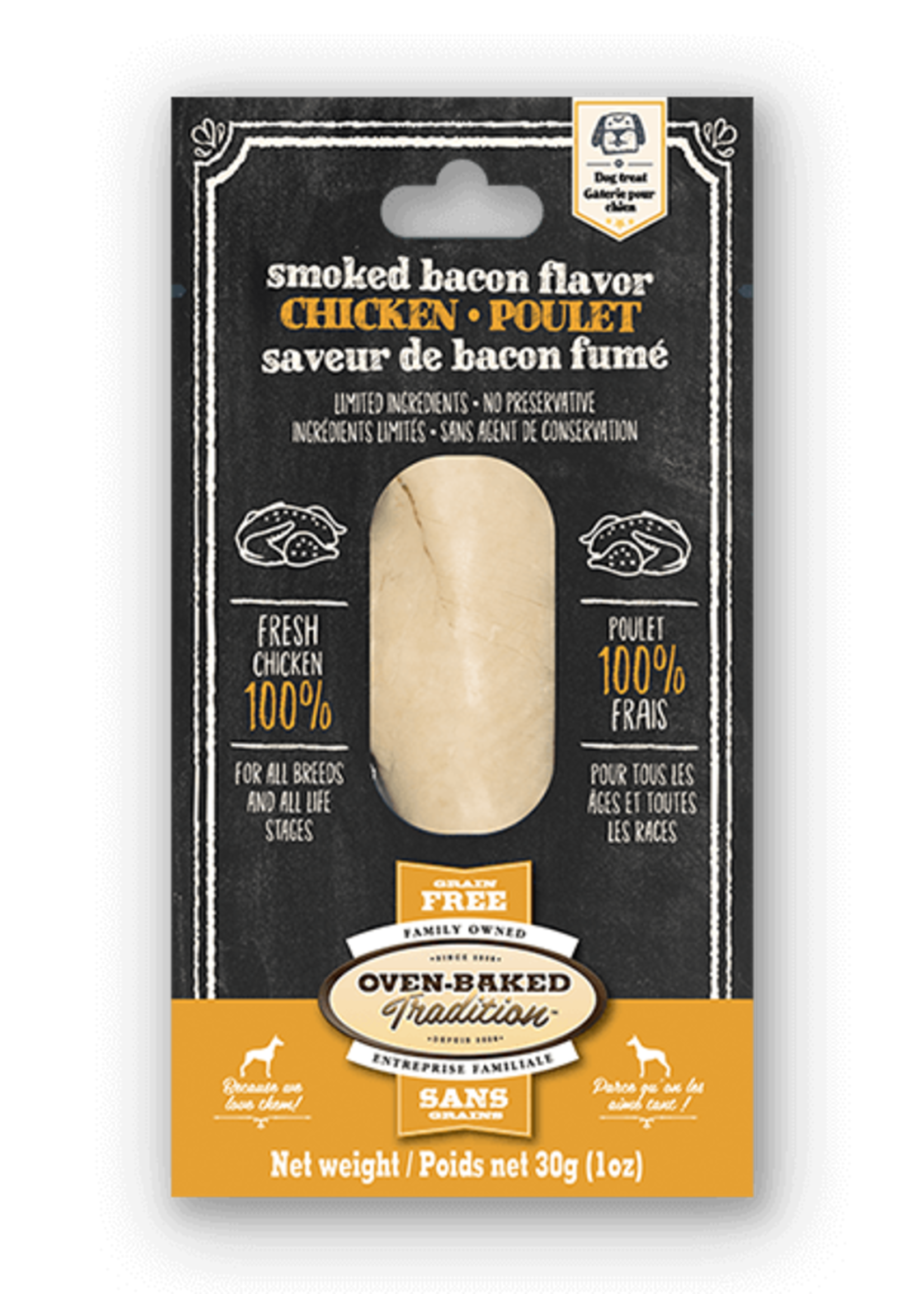 Oven-Baked Tradition Oven-Baked Tradition Dog Fillet Chicken & Bacon 30 g