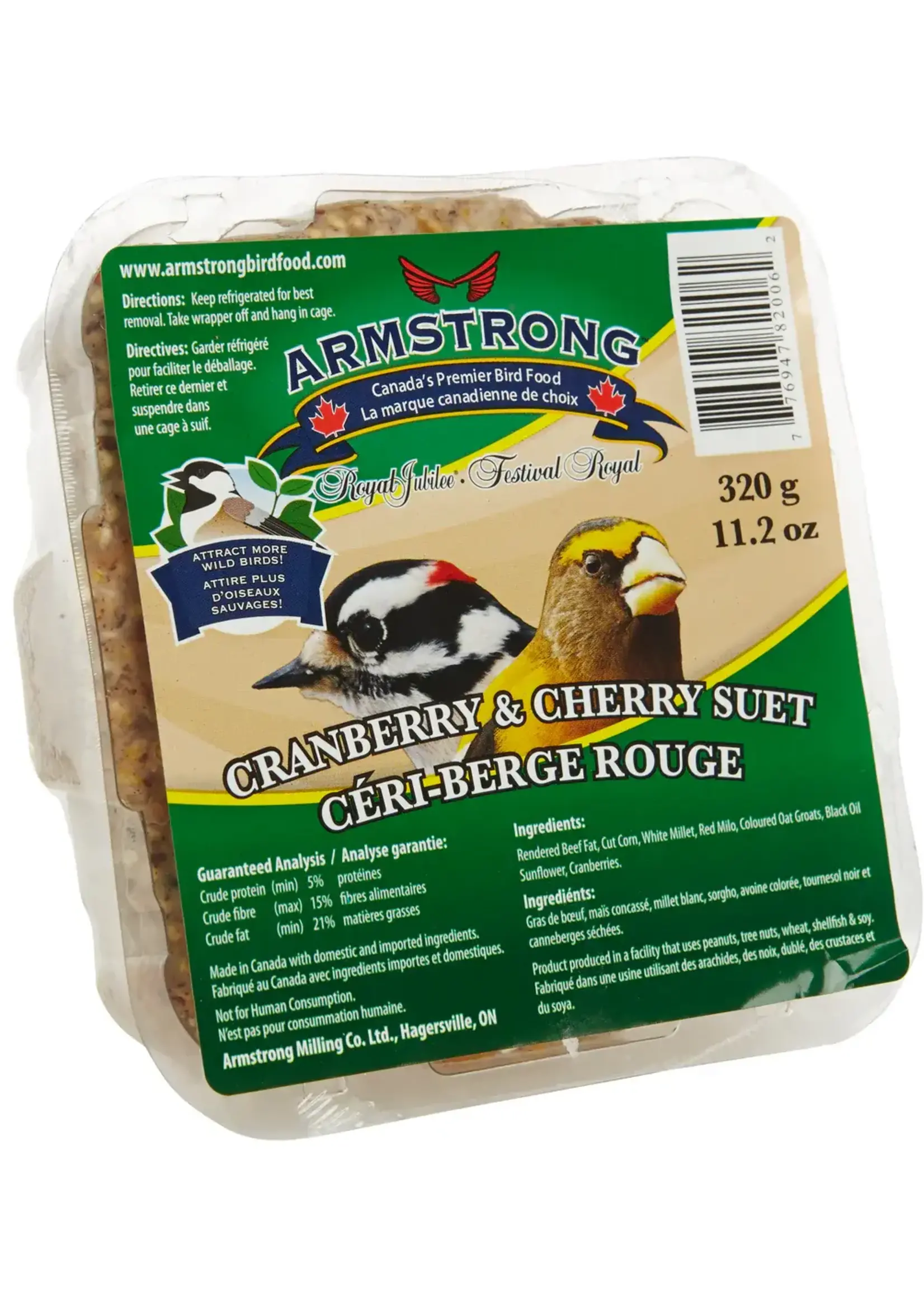 Armstrong Suets Armstrong Cranberry & Cherry Suet - 320 g