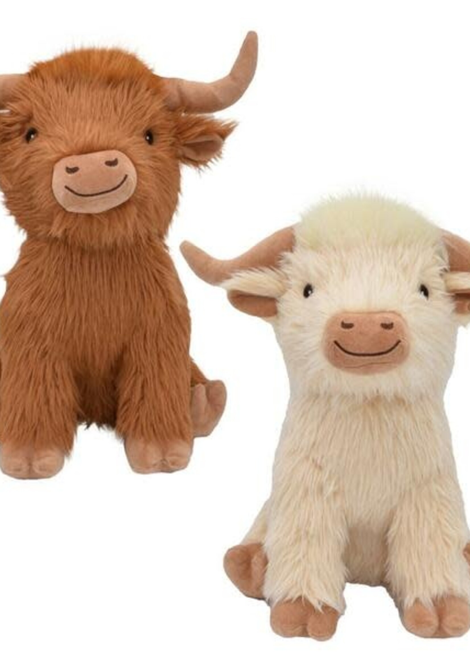 Multipet Shaggy Highland Cow Assorted 8”