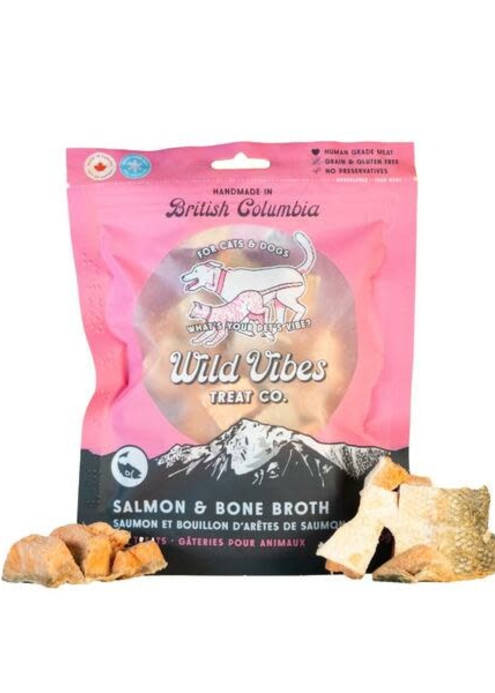 Wild Vibes Wild Vibes - Salmon and Bone Broth 75GM