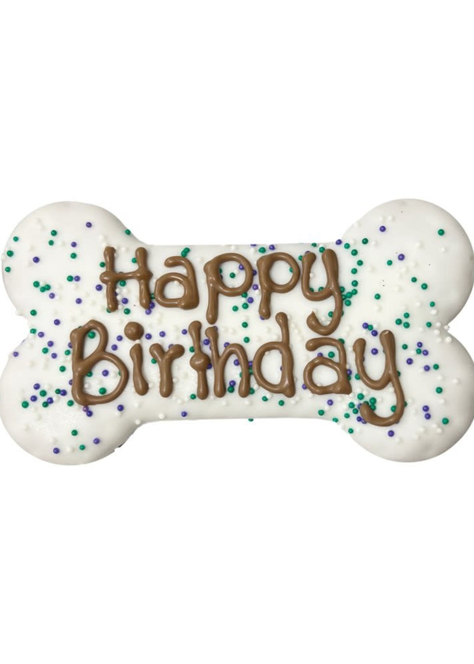 Bosco and Roxy Happy Birthday Bone - 6 inch