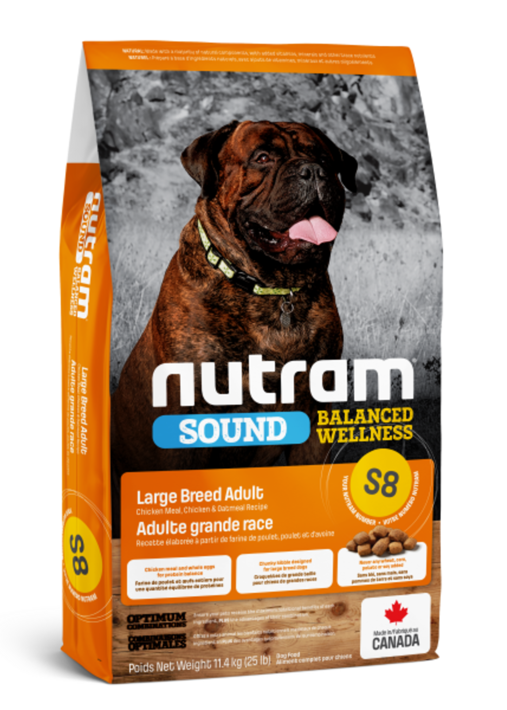 Nutram Nutram 3.0 Sound Dog S8 Large Breed Adult 11.4 kg