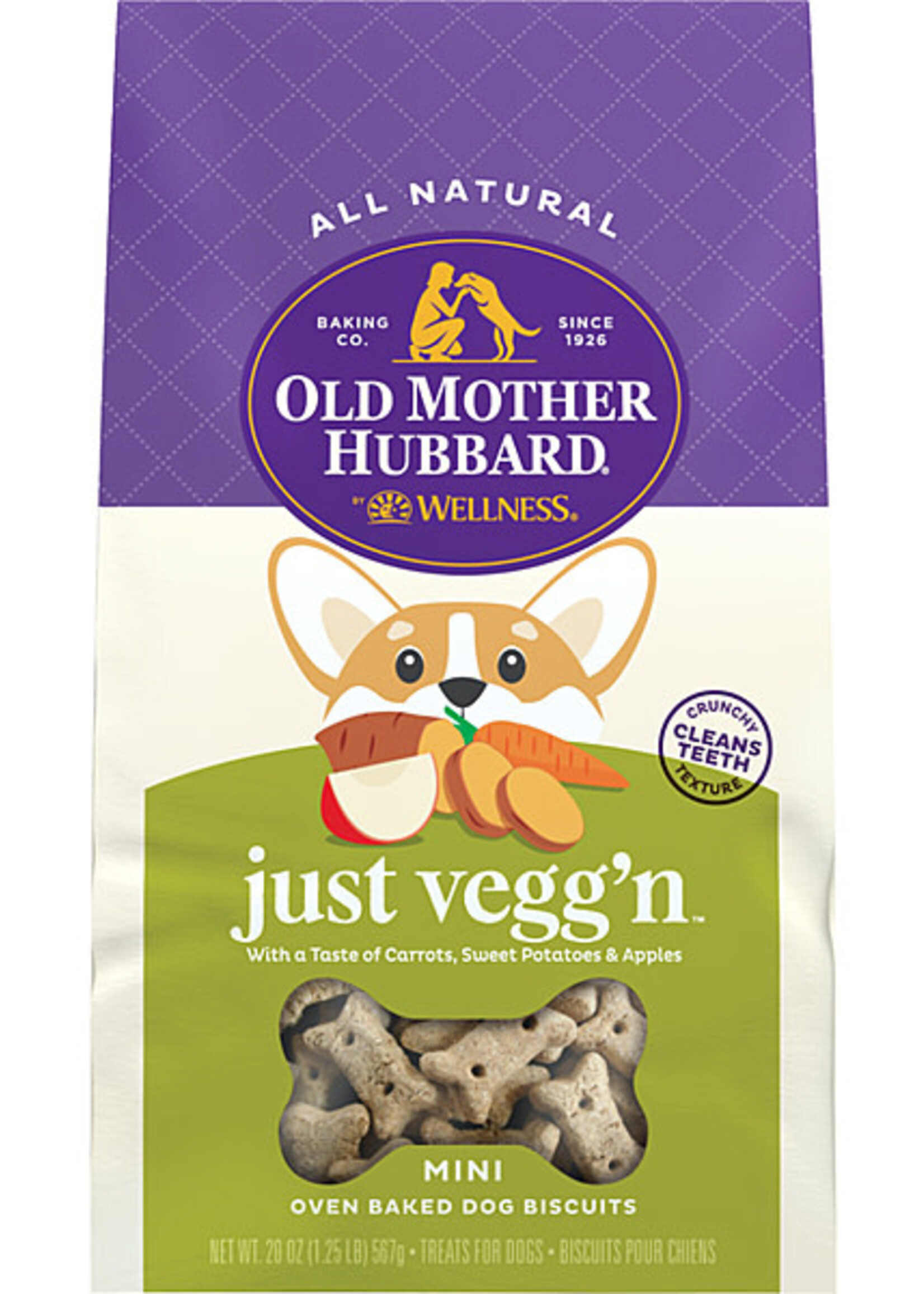 Old Mother Hubbard OMH Classic Oven Baked Just Vegg'N Mini 20OZ