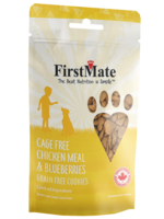 First Mate FirstMate Dog Treats GF Cookies Chicken & Blueberries 8 oz